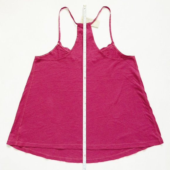NWT AMERICAN EAGLE Racer Back Jewel Embellished Drape Silhouette Tank Top Small - Picture 5 of 5